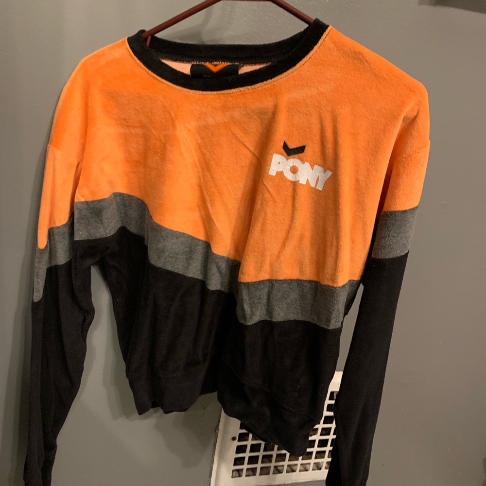 Pony color block sweater